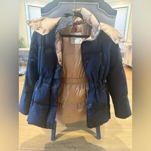 Moncler black Jacket with Beige Interior